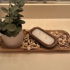 Two seashell necklaces